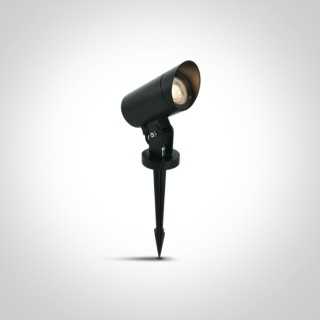 67464G/B SPOT DE JARDIN NOIR GU10 10W IP65 AVEC POINTE