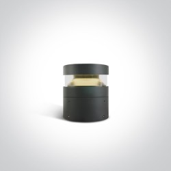 POTELET URBAIN ANTHRACITE H.20cm LED 20W WW IP65 230V