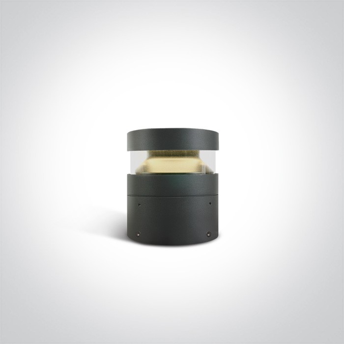 67510/AN/W BOLLARD ANTHRACITE 20cm 20W WW IP65 230V