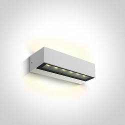 APPLIQUE UP&DOWN LED SMD BLANCHE 2x6W WW IP65 230V