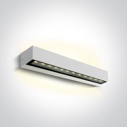 APPLIQUE UP&DOWN LED SMD BLANCHE 2x10W WW IP65 230V