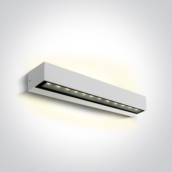 67526B2/W/W BLANC 2x10W WW IP65 230V