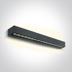 APPLIQUE UP&DOWN LED SMD ANTHRACITE 2x13W WW IP65 230V