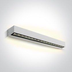 APPLIQUE UP&DOWN LED SMD BLANCHE 2x13W WW IP65 230V