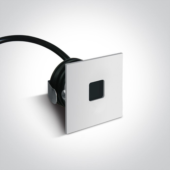 68004A/W/W BLANC RECESSED 1W WW DARK LIGHT IP54 350mA
