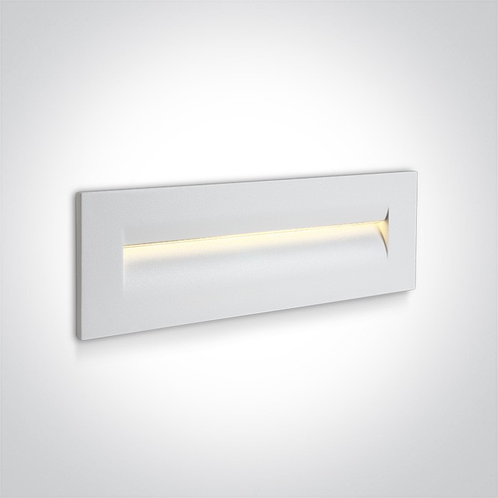 68066/W/W WHITE WALL RECESSED LED 8