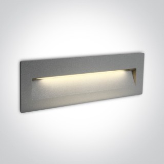 68068C/G/W GRIS ENCASTRÉ MURAL 7W IP65 DARK LIGHT 100-240V