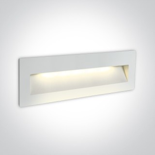 68068C/W/W BLANC MURAL ENCASTRÉ 7W IP65 DARK LIGHT 100-240V