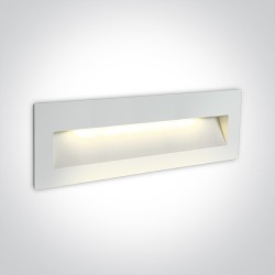 ENCASTRE MURAL BLANC RECTANGULAIRE 7W IP65 DARK LIGHT 100-240V