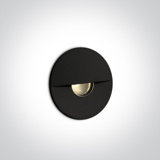 68070/B/W BLACK WALL/STEP COB 1W WW IP65 350mA