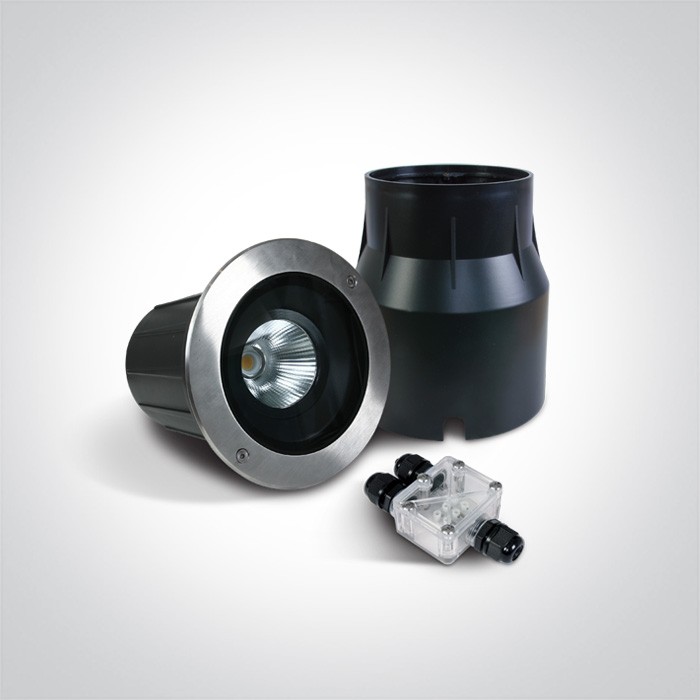 69054/W SS316 INGROUND 15W WW 20deg IP67 230V DIMMABLE ADJUSTABLE