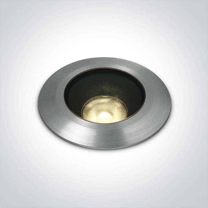 69056C/W ALUMINIUM IP67 INGROUND COB 9W WW 24V DC DIMMABLE DARK LIGHT