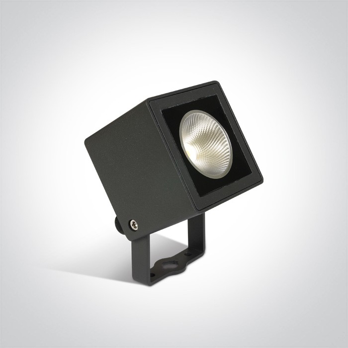7052/AN/W ANTHRACITE LED 7w WW IP65 47deg 100-240v