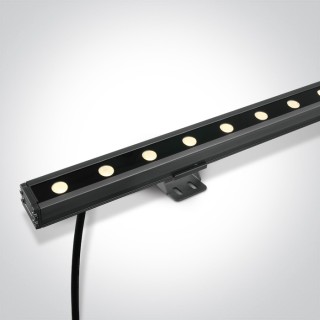 7055B/W GRIS 24x1W WW 20x60deg LENTILLE IP66 24V DIMMABLE