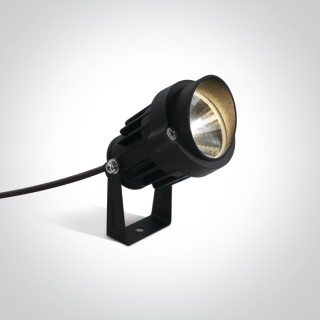 7068/B/W BLACK SPOT 6W WW IP65 SPIKE 230V