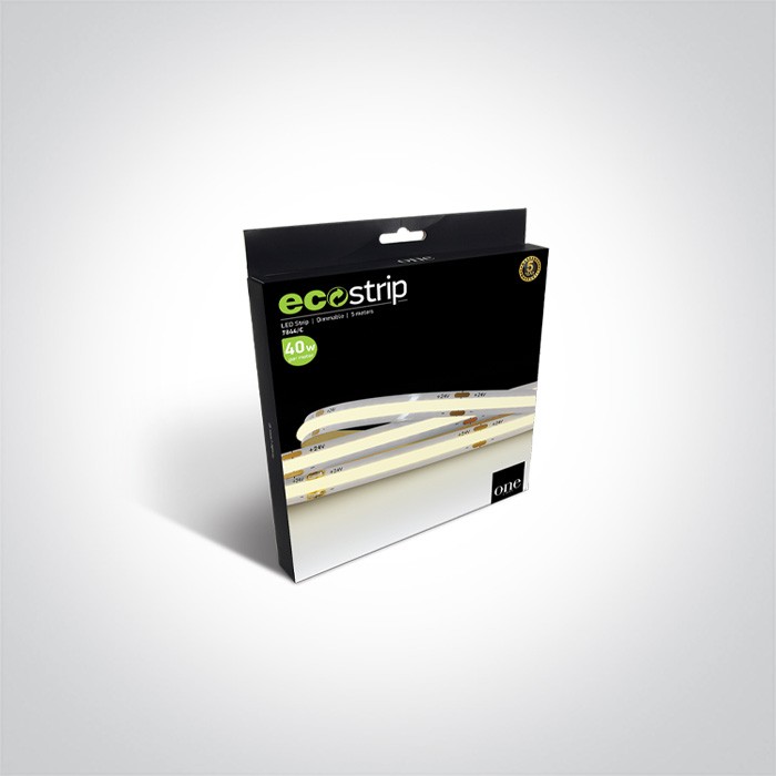 7844/C COB LED STRIP 24V DC CW 5m ROLL 8W/m IP20