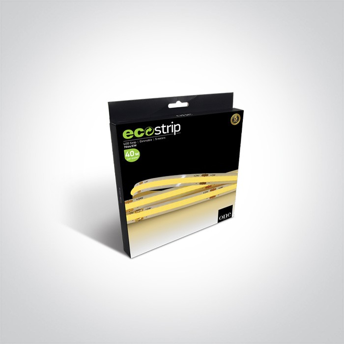 7844/EW COB LED STRIP 24V DC EW 5m ROLL 8W/m IP20