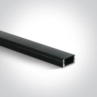 7902/B/B PROFIL NOIR 2m + PC Diffuseur noir