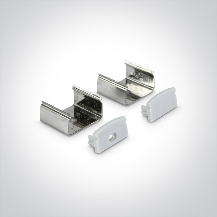 7902/W PROFIL BLANC 2m + diffuseur opale PC