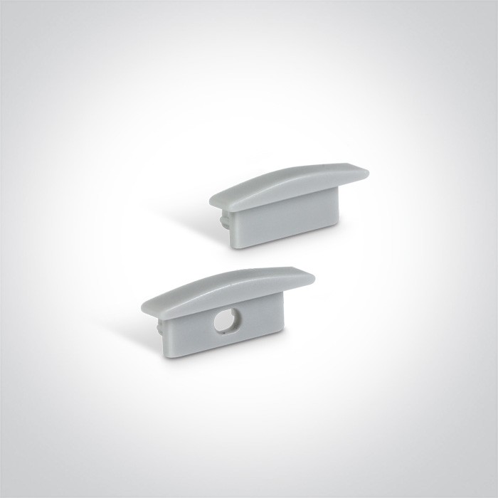 7902R/W BLANC PROFIL ENCASTRE 2m + diffuseur opale PC