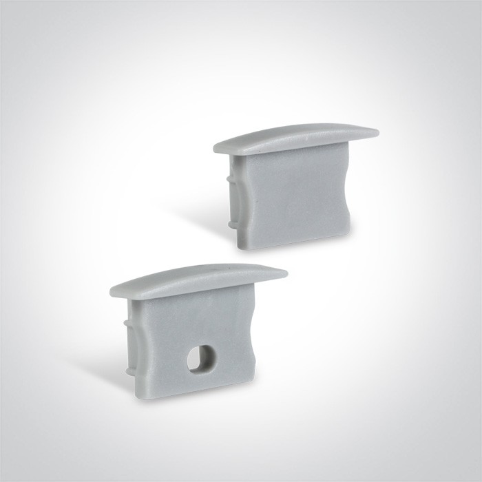 7904R/W BLANC PROFIL ENCASTRE 2m + diffuseur opale PC