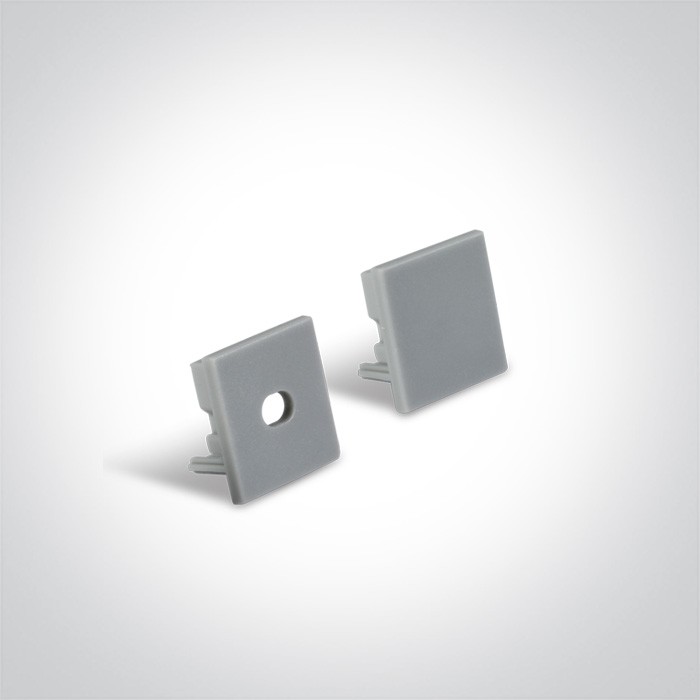 7906/AL PROFILE 2m + PMMA opal diffuseur carré