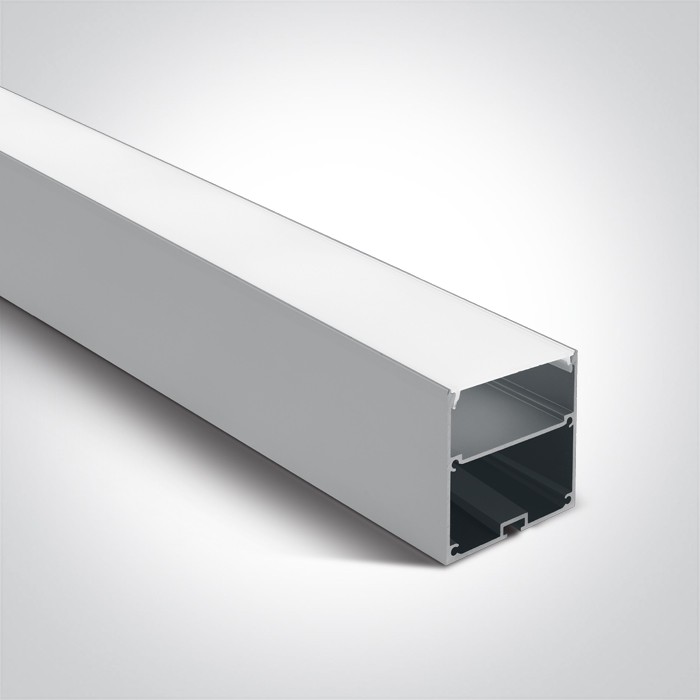 7910A/AL PROFIL DE SURFACE 2m POUR BANDES DE 45mm + PC OPAL DIFF