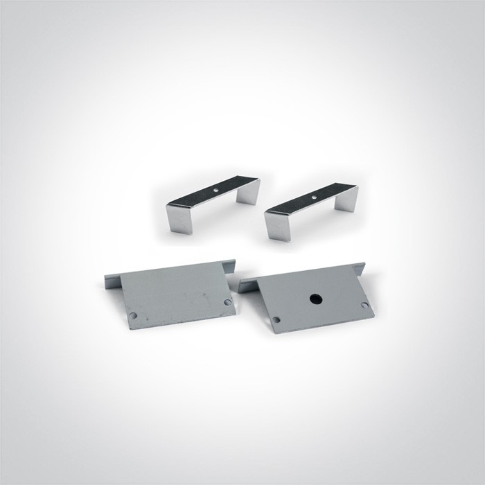 7910AR/AL PROFIL ENCASTRE 2m POUR STRIPS DE 40mm + PC OPAL DIFF