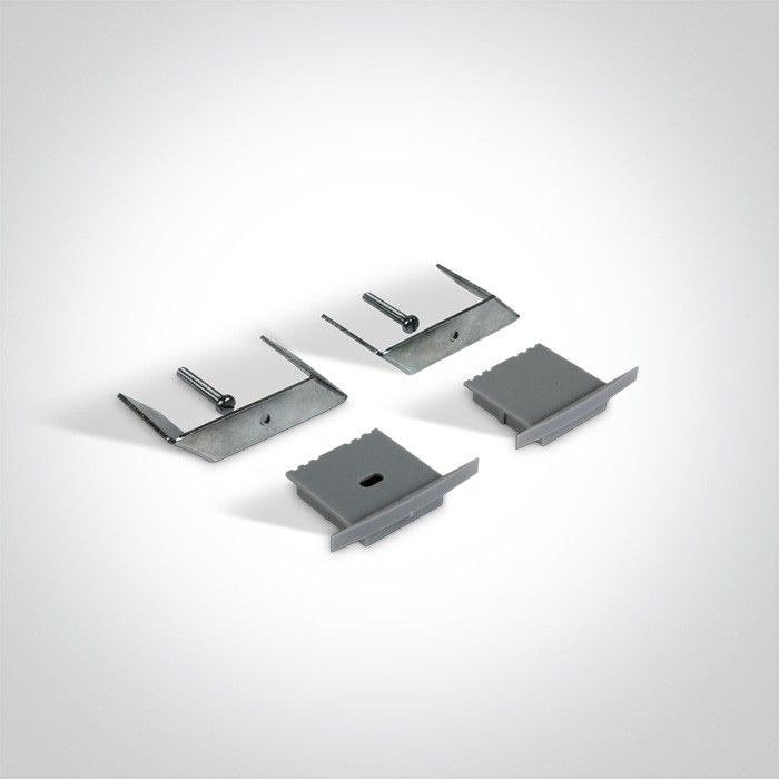 7910R/AL PROFIL ENCASTRE 2m + diffuseur opale PC