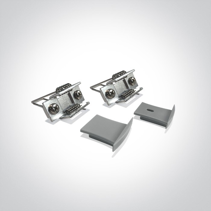 7912R/AL PROFIL ENCASTRE 2m + diffuseur opale PC
