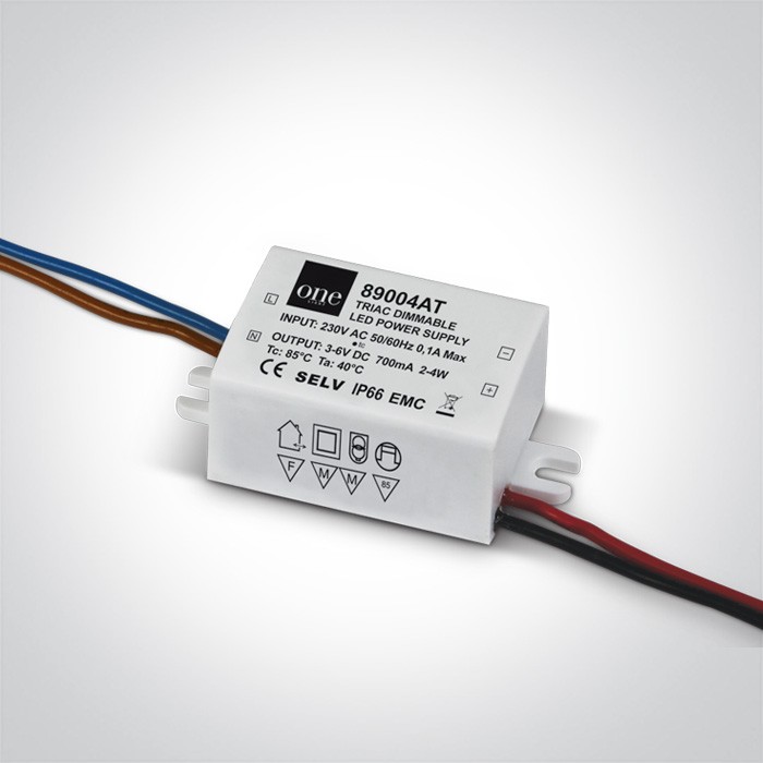 89004AT DRIVER DIMMABLE 700mA 2-4W IP66 230V