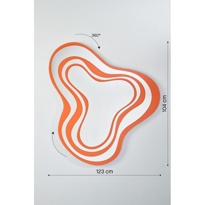 Miroir NIMBUS ORANGE - SIGNATURE