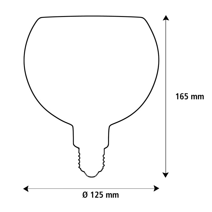 Floating Billard Globe 125 Blanc - E27