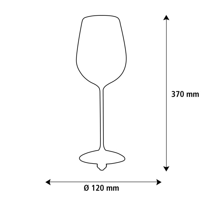 LED FLOATING WINE CLEAR - CLEAR BASE - E27