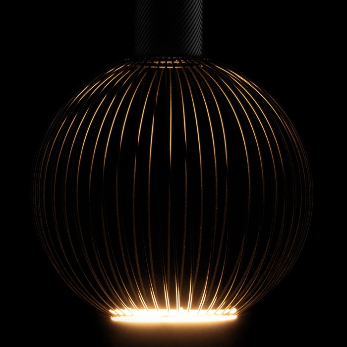 LED FLOATING FILO BLACK GLOBE G180 - E27