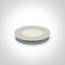 DOWNLIGHT ROND BLANC CCTV 8W IP20 230V EXTRA-PLAT
