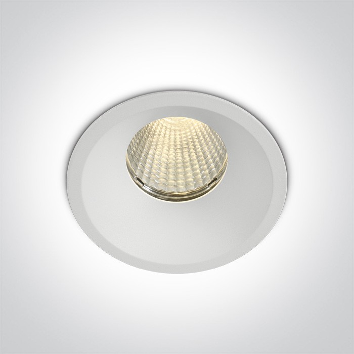 10112TP/W/W WHITE COB 12W WW IP65 DARK LIGHT 700mA