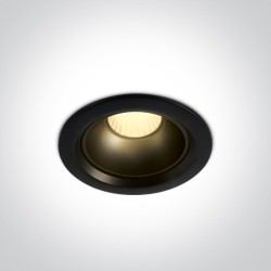 SPOT LED BLACK 12W WW IP20 45deg 230V DARK LIGHT