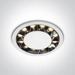 SPOT WHITE RECESSED LED 20W WW IP20 38deg 230V DARK LIGHT