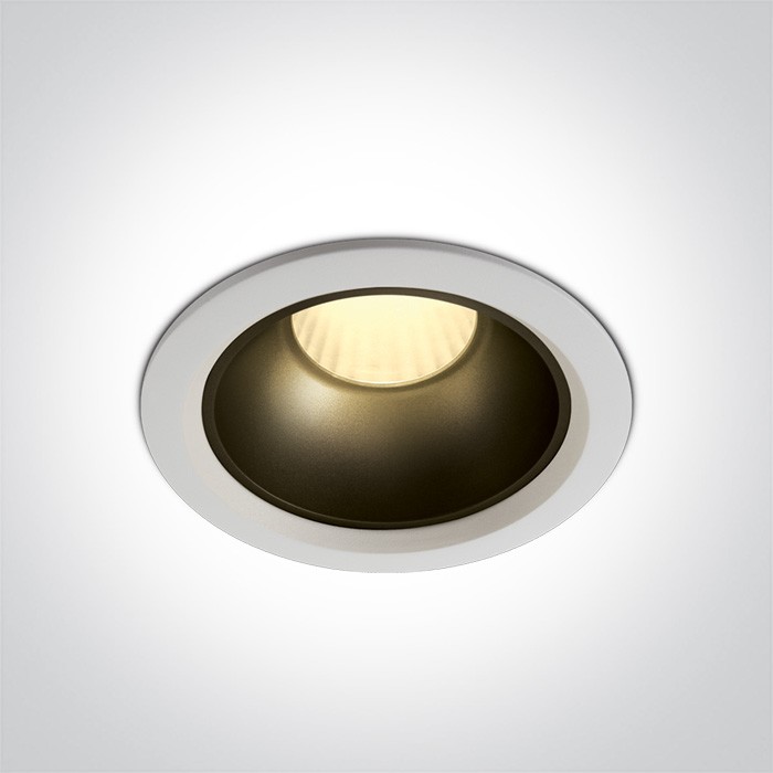 10120Z/W/W BLANC 20W WW IP20 45deg 230V LUMIÈRE NOIRE