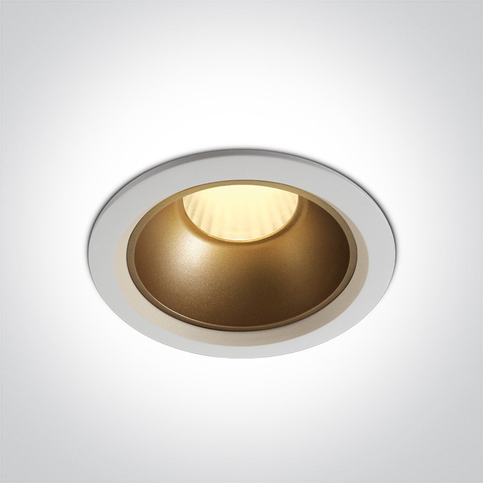 10120Z/W/W BLANC 20W WW IP20 45deg 230V LUMIÈRE NOIRE