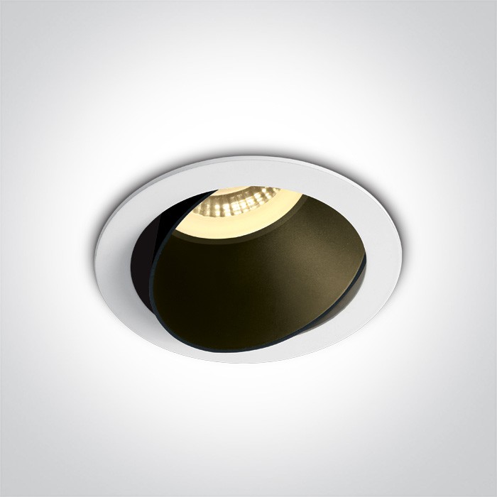 11105M/W/B BLANC GU10 10W NOIR REFLECTOR DARK LIGHT ADJUSTABLE